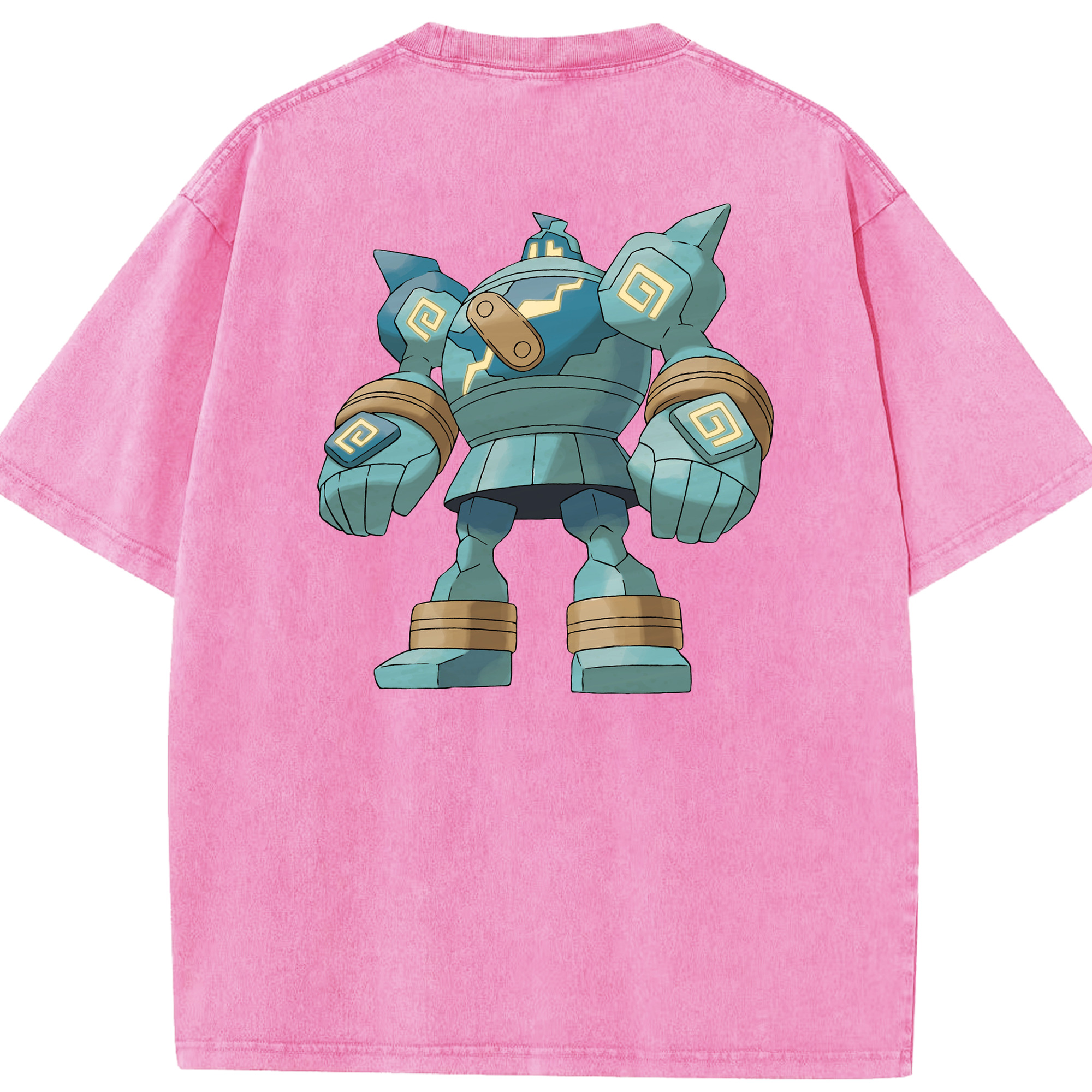 （画像用） ポケットモンスター Pokémon 綿100% ヴィンテージ風 半袖Tシャツ（背面プリント）
